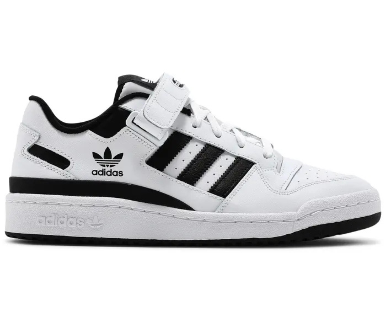 Forum Low White Black