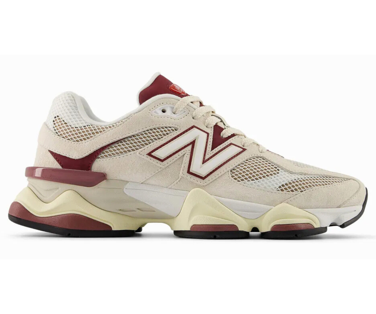 New Balance 9060 Linen Burgundy