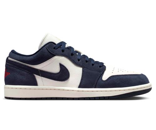Jordan 1 Low SE Obsidian University Gold