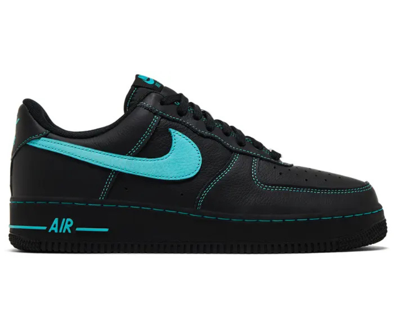 Nike×Tiffany Air Force 1 ブラック×アクア Air Force 1 Un-Tiffany