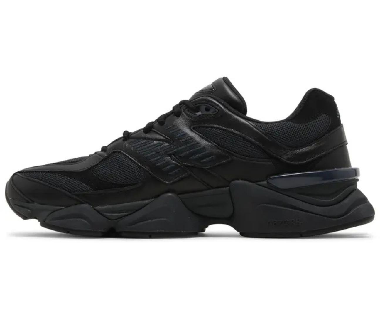 New Balance 9060 Triple Black Leather