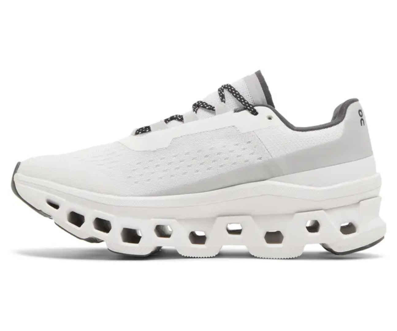 On Cloudmonster White Black