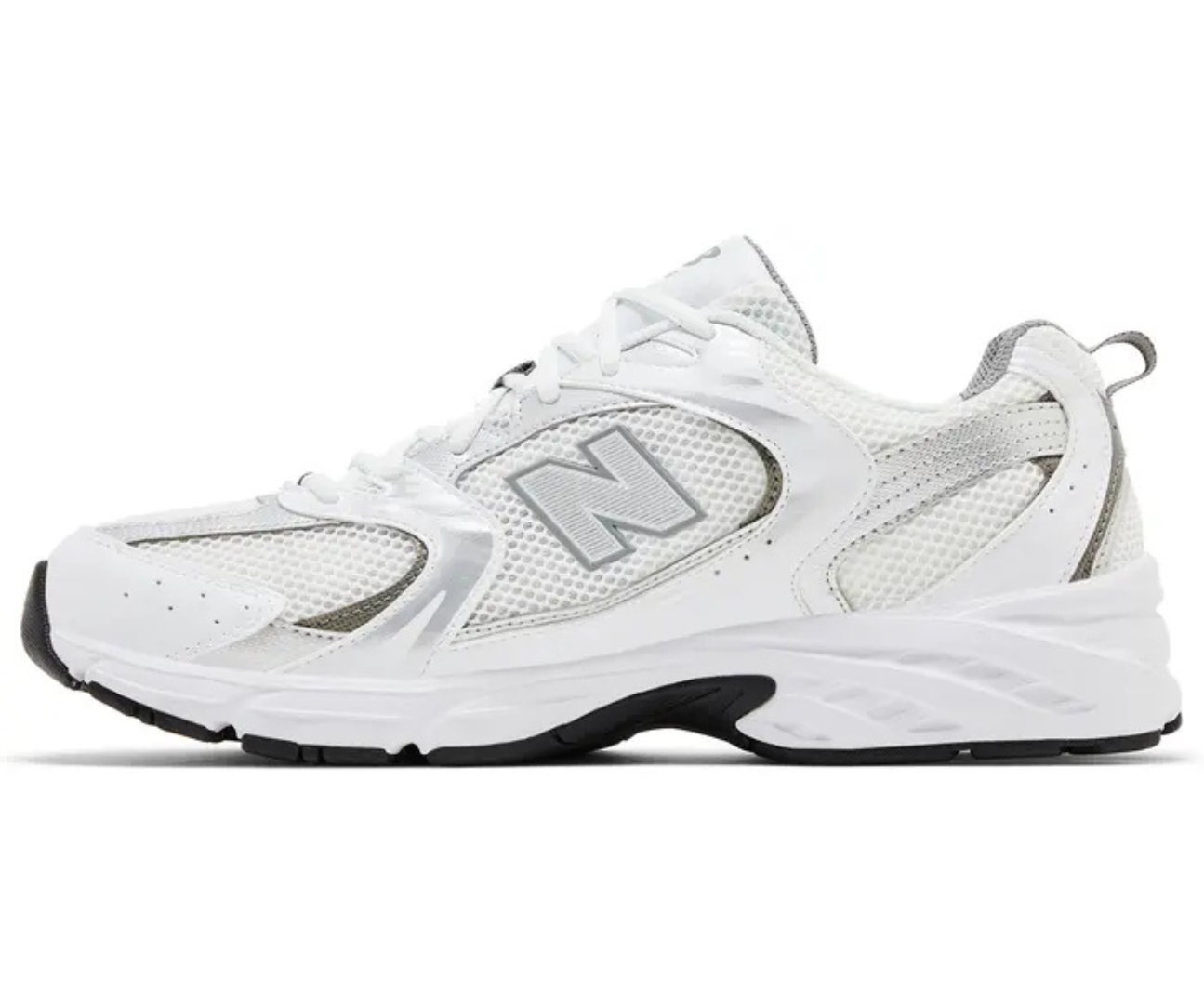 New Balance 530 White Metallic Silver
