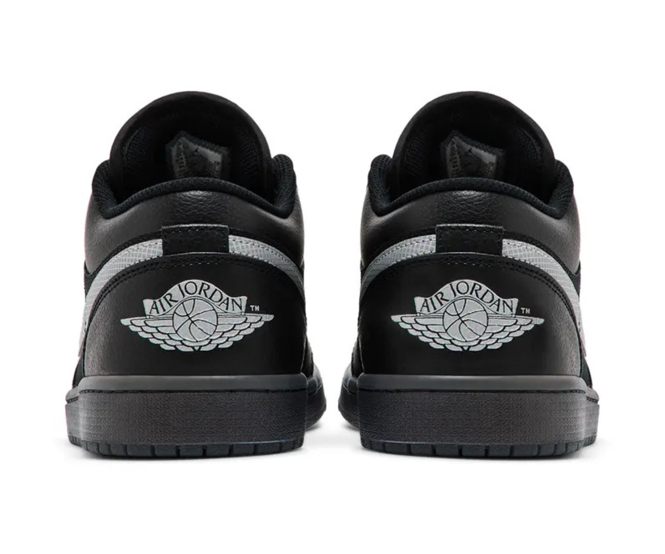 Jordan 1 Low Black Dark Gum