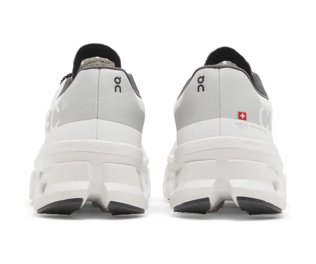 On Cloudmonster White Black