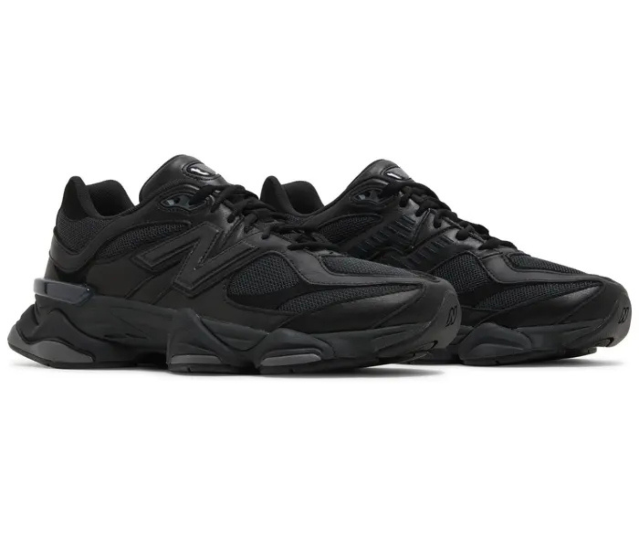 New Balance 9060 Triple Black Leather