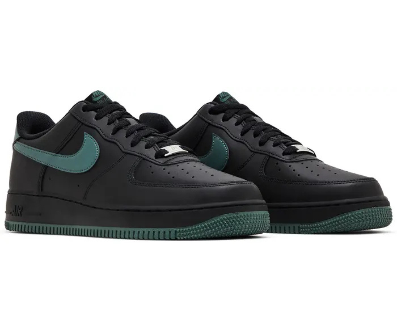 Air Force 1 Black Vintage Green