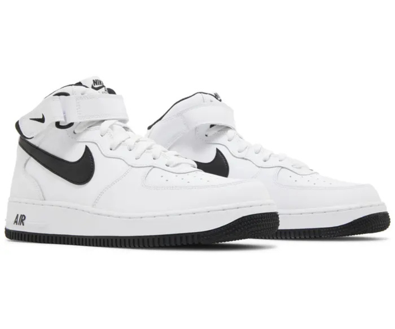 Air Force 1 Mid White Black