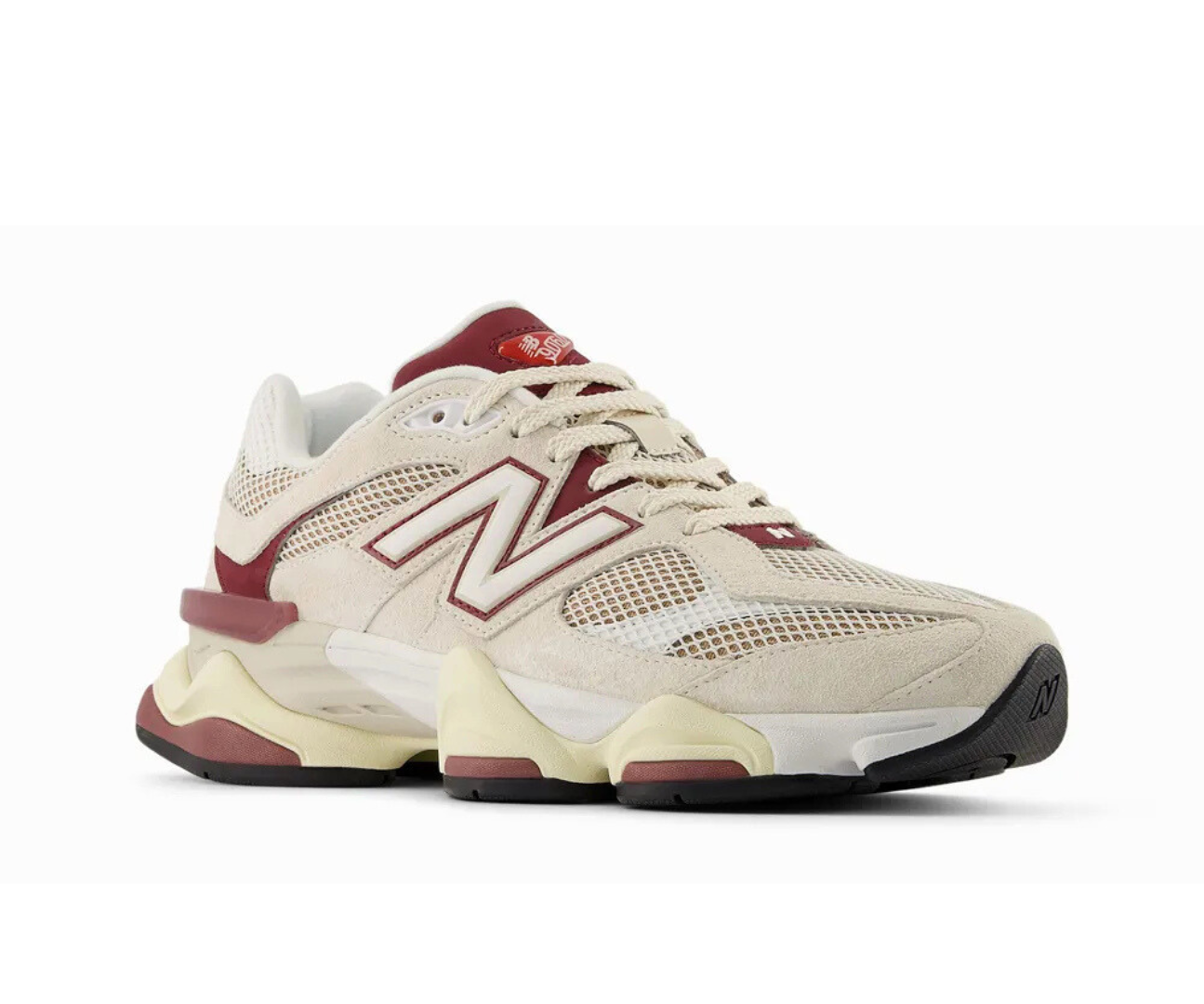 New Balance 9060 Linen Burgundy