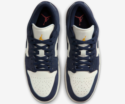 Jordan 1 Low SE Obsidian University Gold