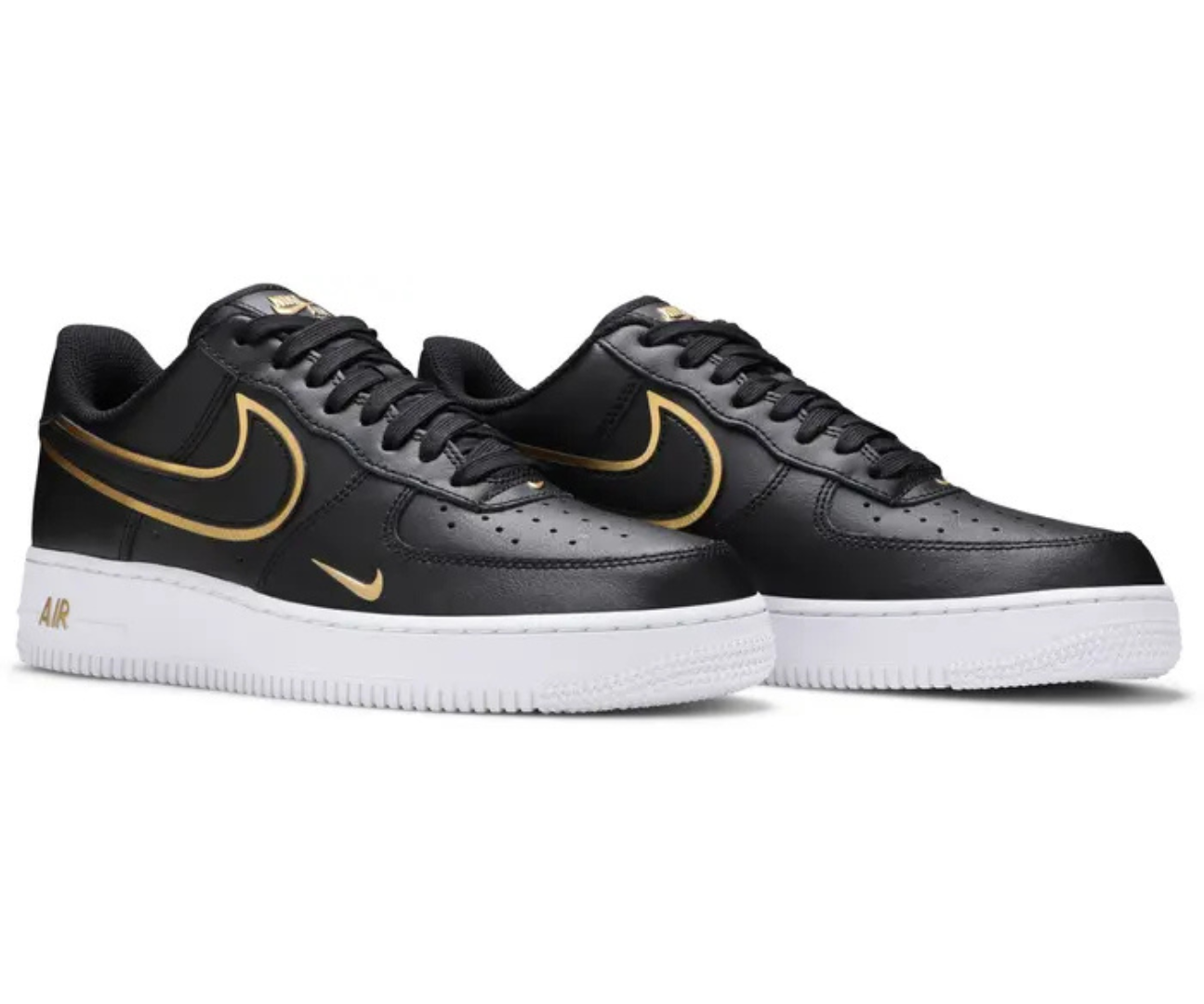 Air Force 1 Black Metallic Gold