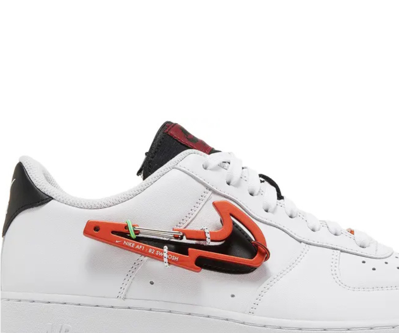 Air Force 1 Carabiner White Habanero Red