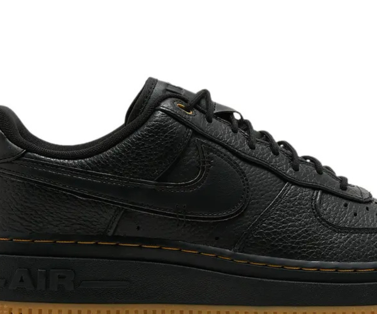 Air Force 1 Luxe Black Gum