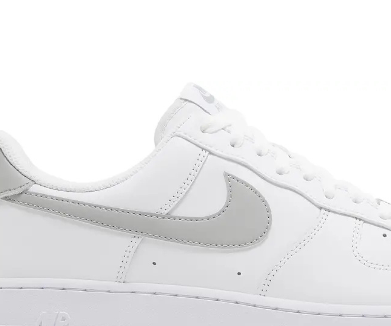 Air Force 1 White Light Smoke Grey (Pronta Entrega)