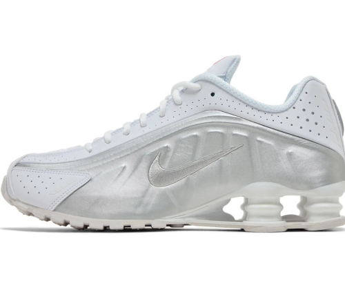 Shox R4 White Metallic Silver