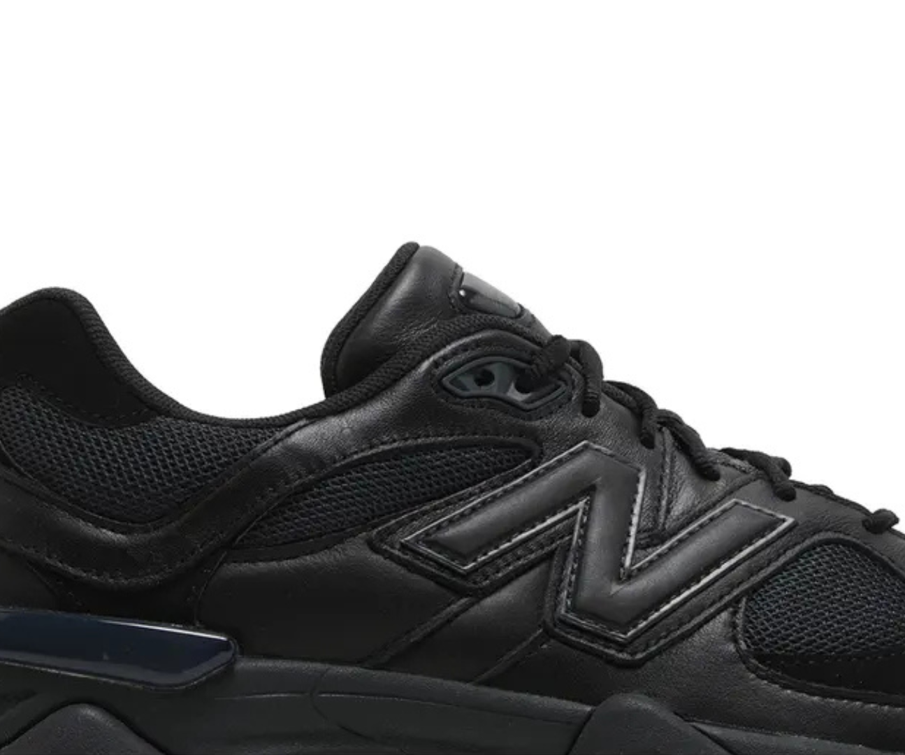 New Balance 9060 Triple Black Leather