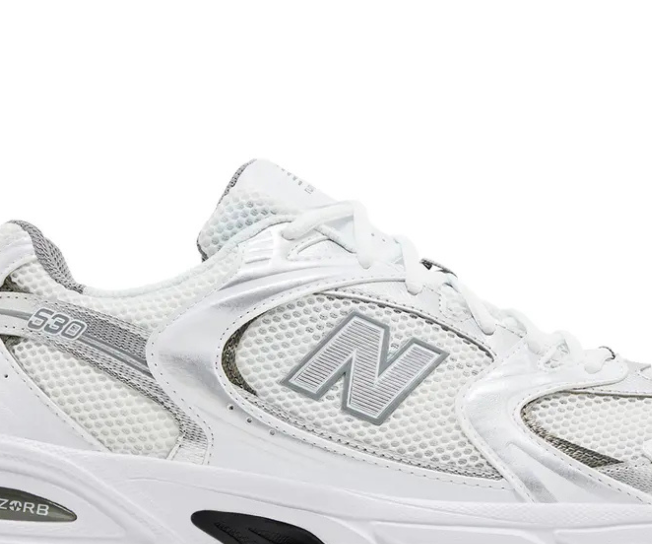 New Balance 530 White Metallic Silver