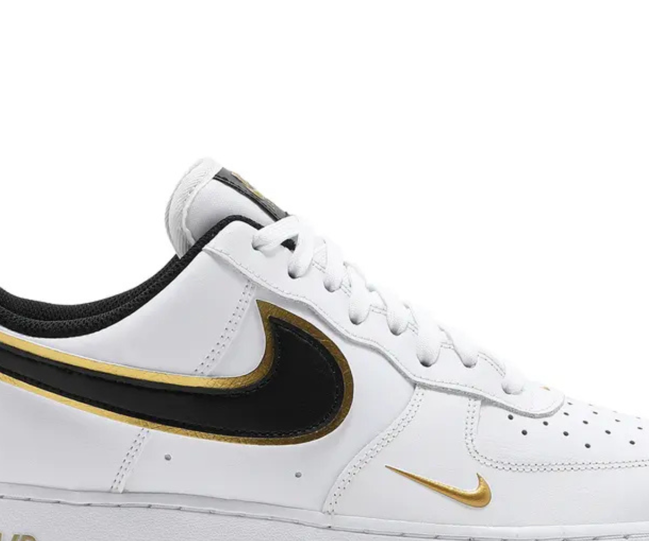 Air Force 1 White Metallic Gold