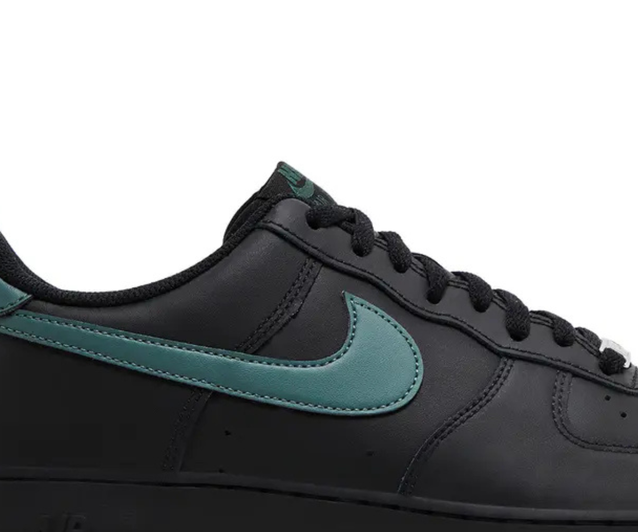 Air Force 1 Black Vintage Green