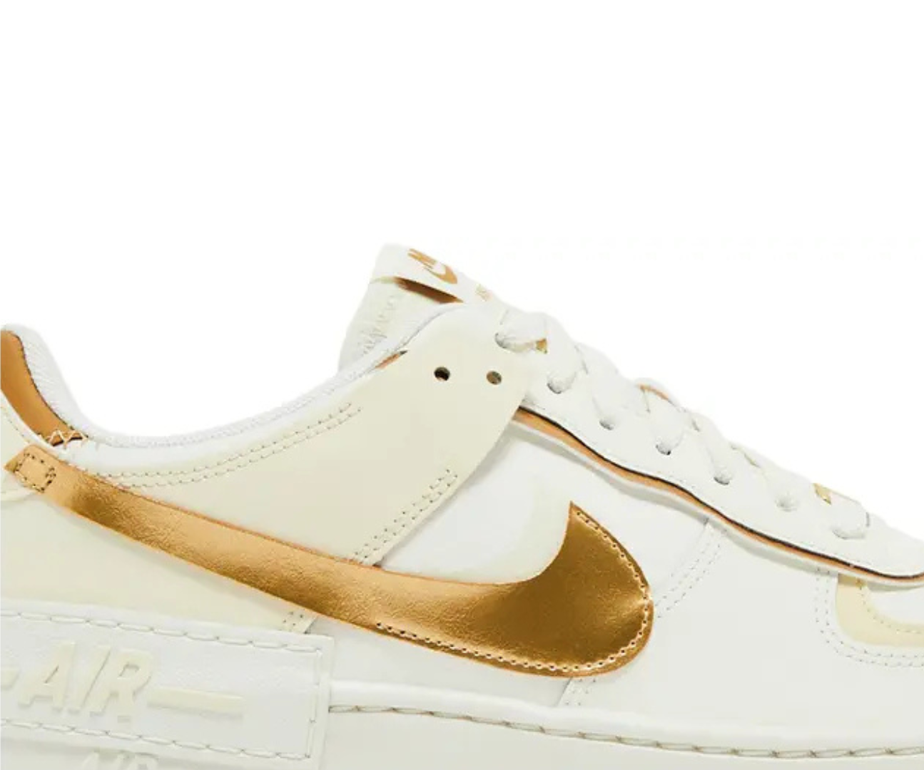 Air Force 1 Shadow Sail Metallic Gold