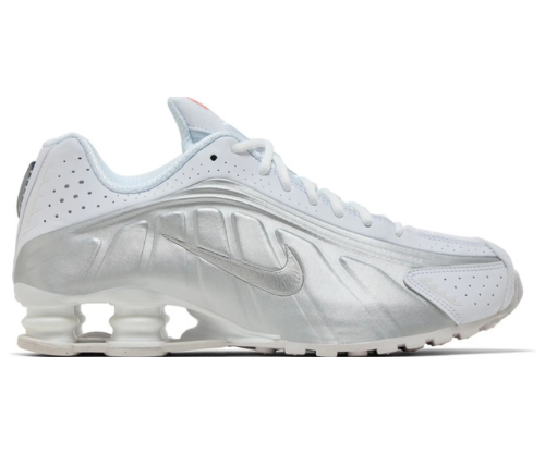 Shox R4 White Metallic Silver