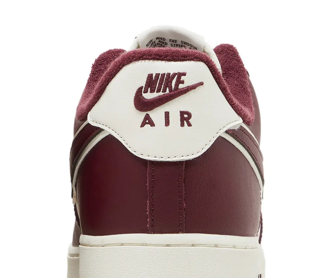 Air Force 1 College Night Maroon