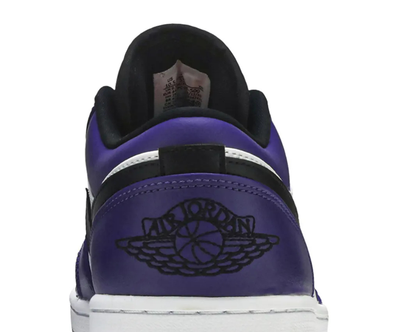 Jordan 1 Low Court Purple