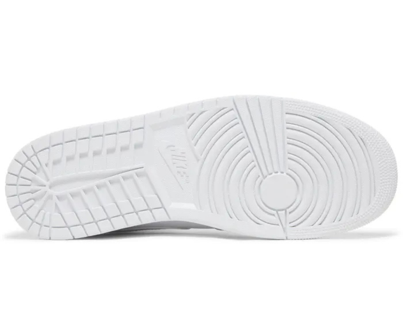 Jordan 1 Mid Triple White