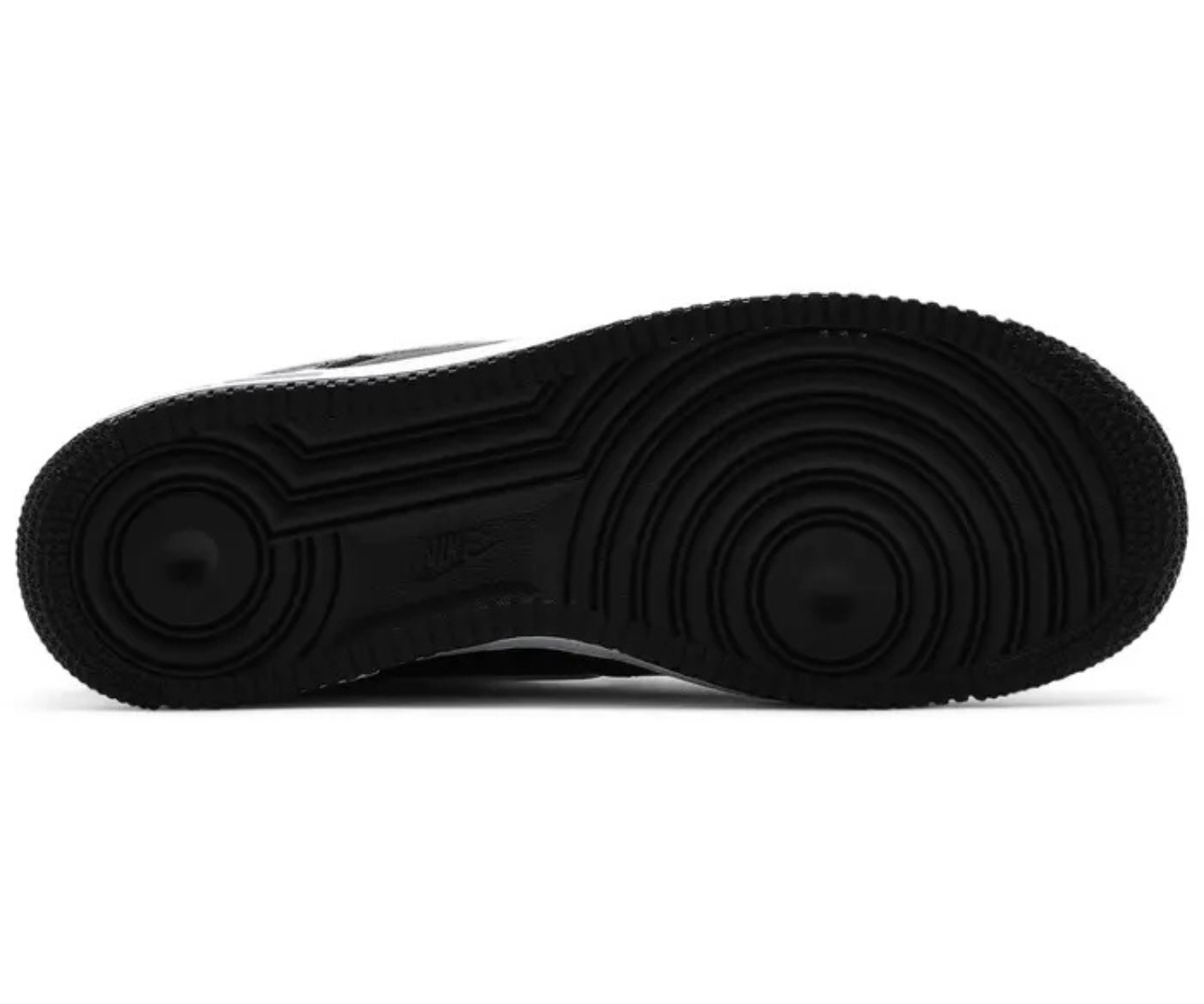 Air Force 1 Double Swoosh Black White