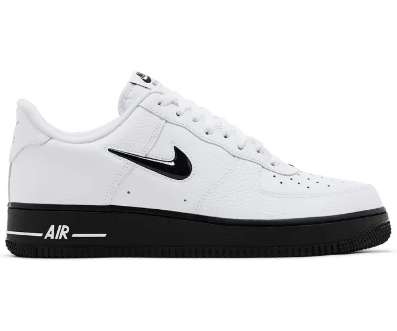 Air Force 1 White Black Jewel