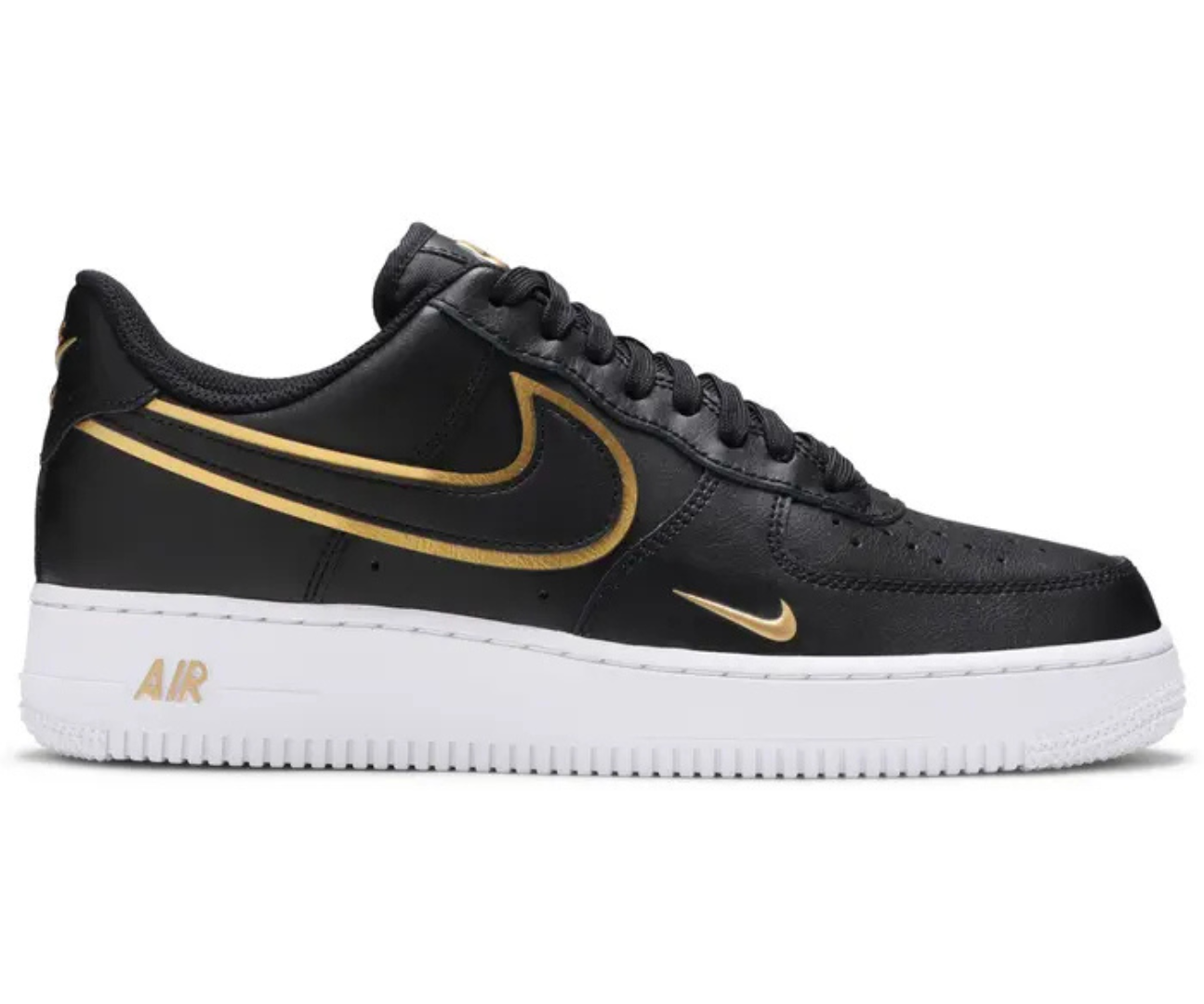 Air Force 1 Black Metallic Gold