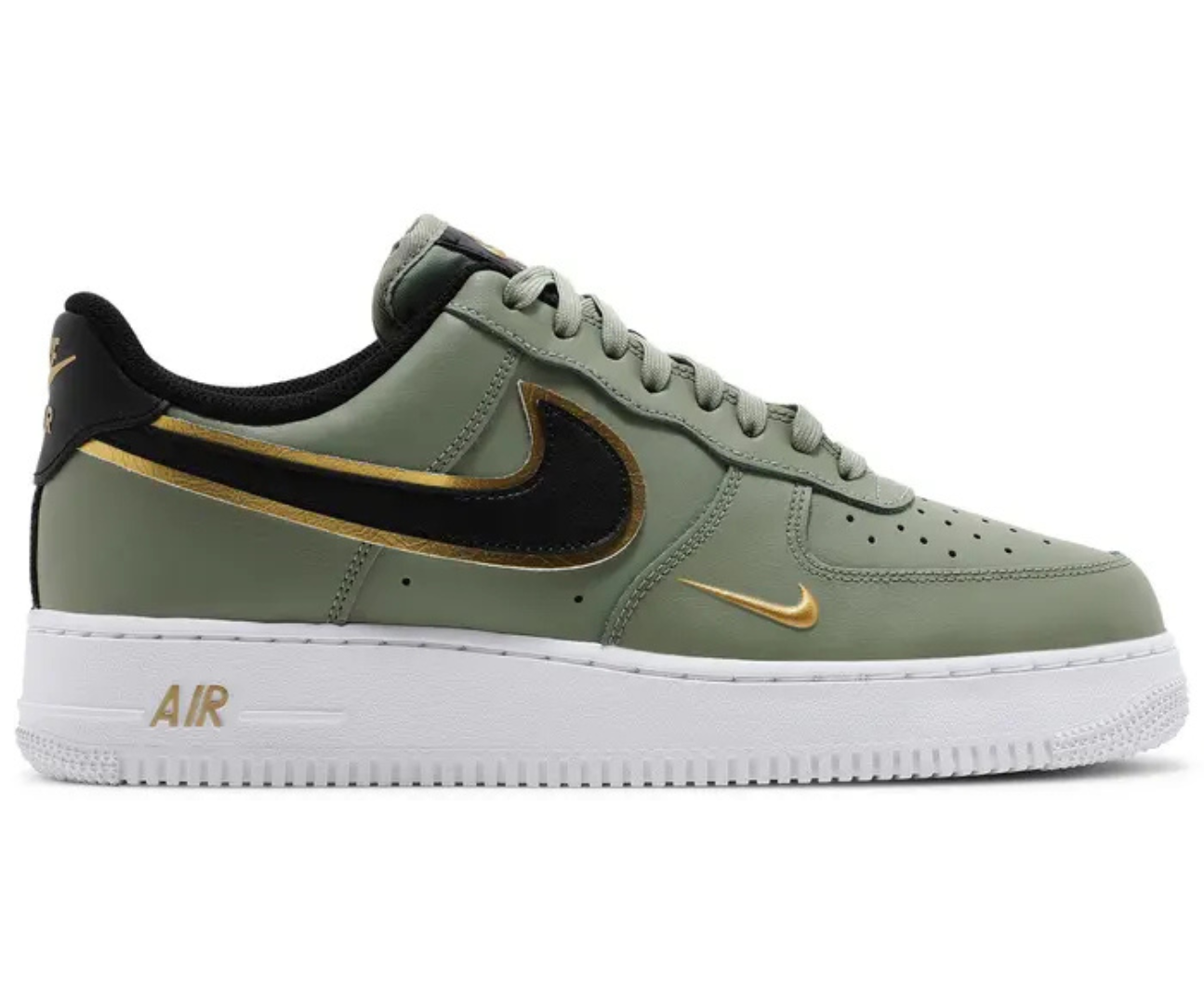 Air Force 1 Metallic Oil Green