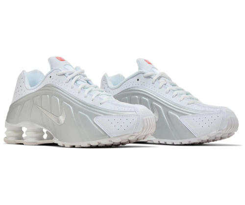 Shox R4 White Metallic Silver