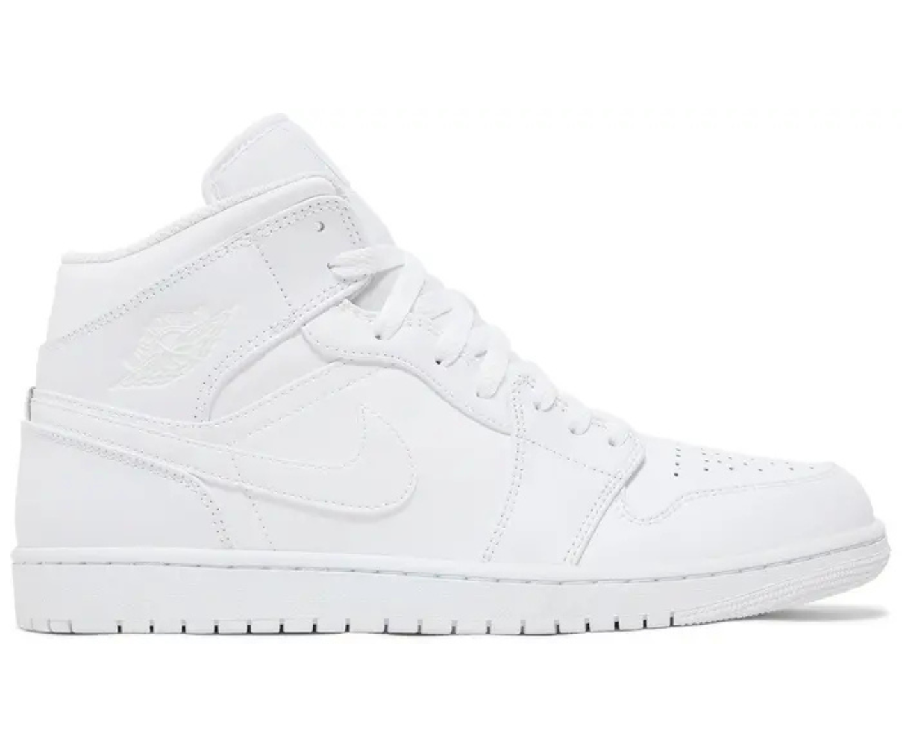 Jordan 1 Mid Triple White (Pronta Entrega)
