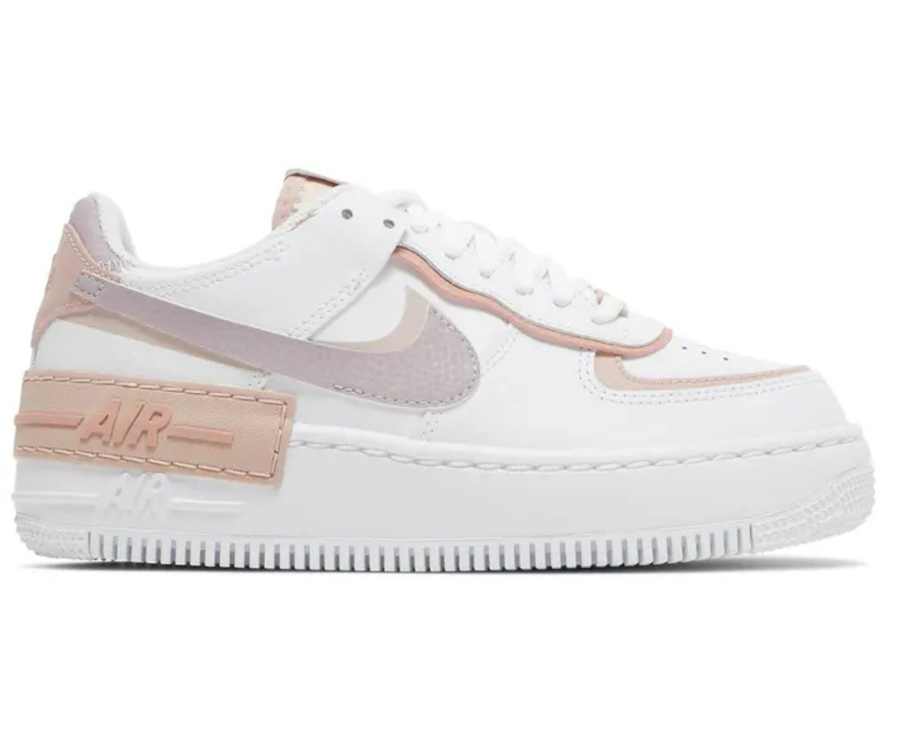 Air Force 1 Shadow White Pink Oxford