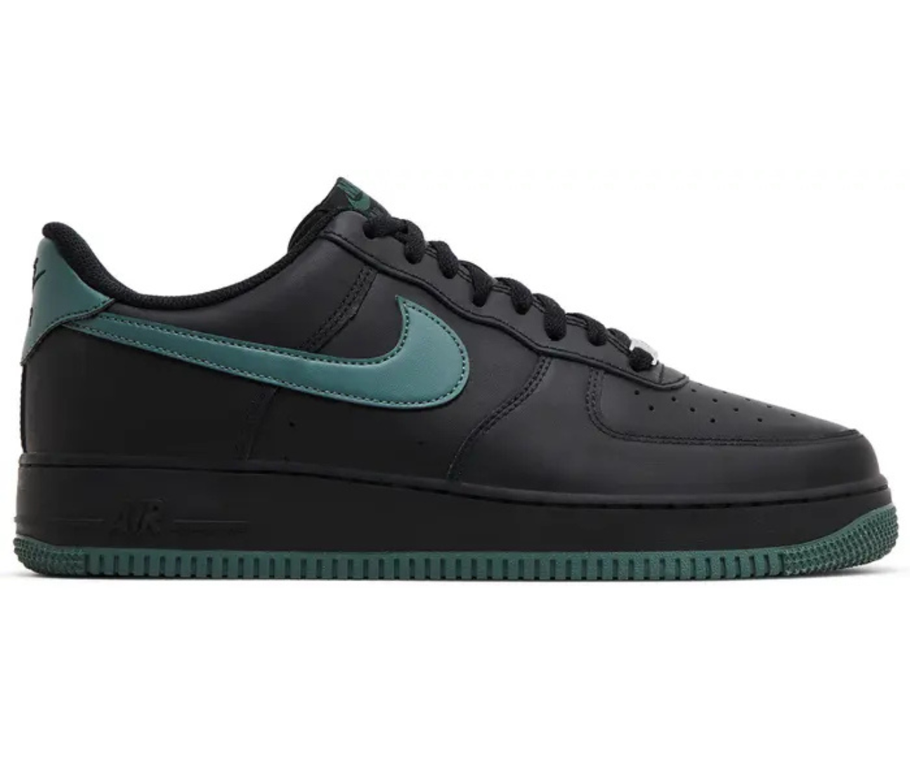 Air Force 1 Black Vintage Green
