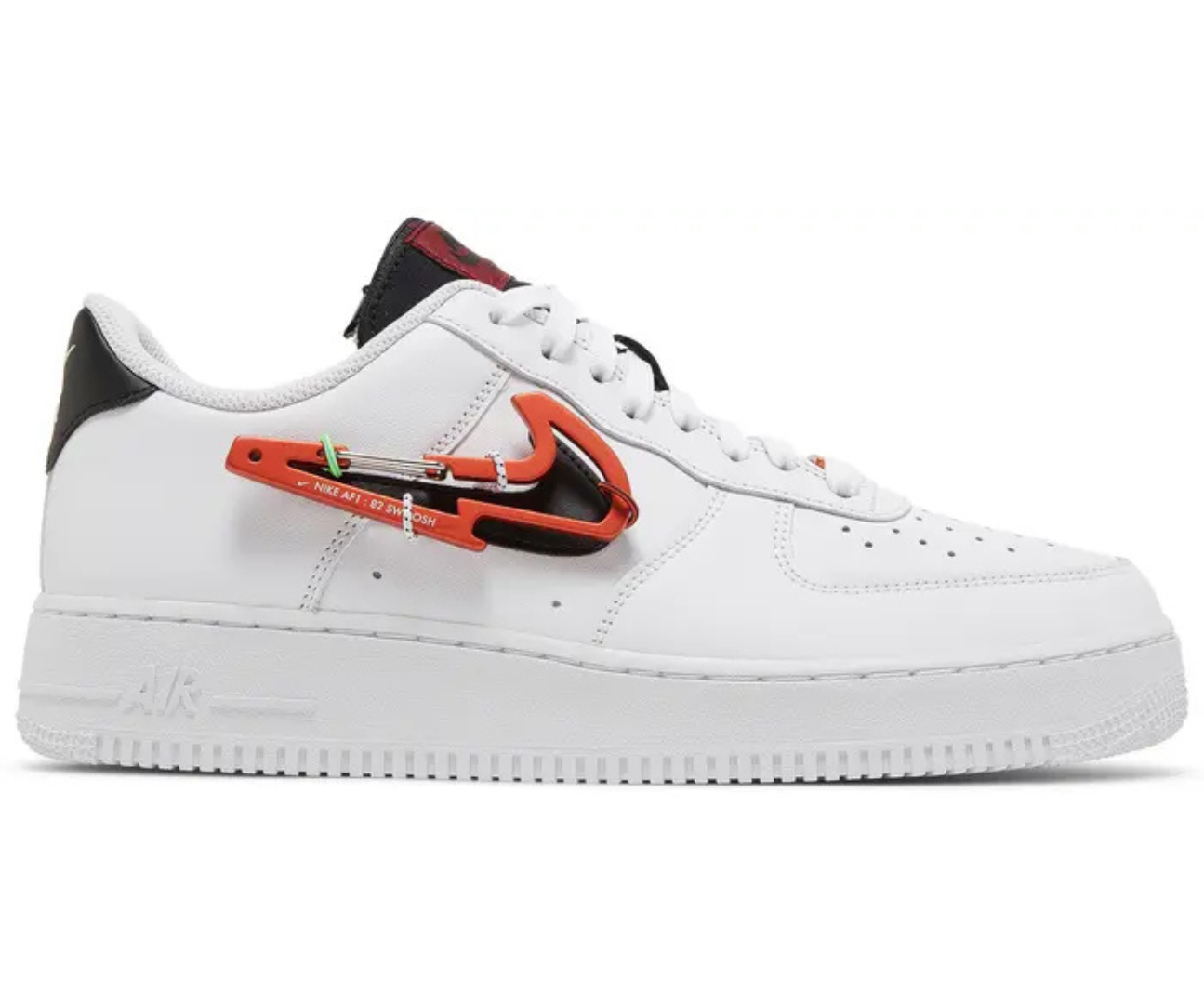 Air Force 1 Carabiner White Habanero Red