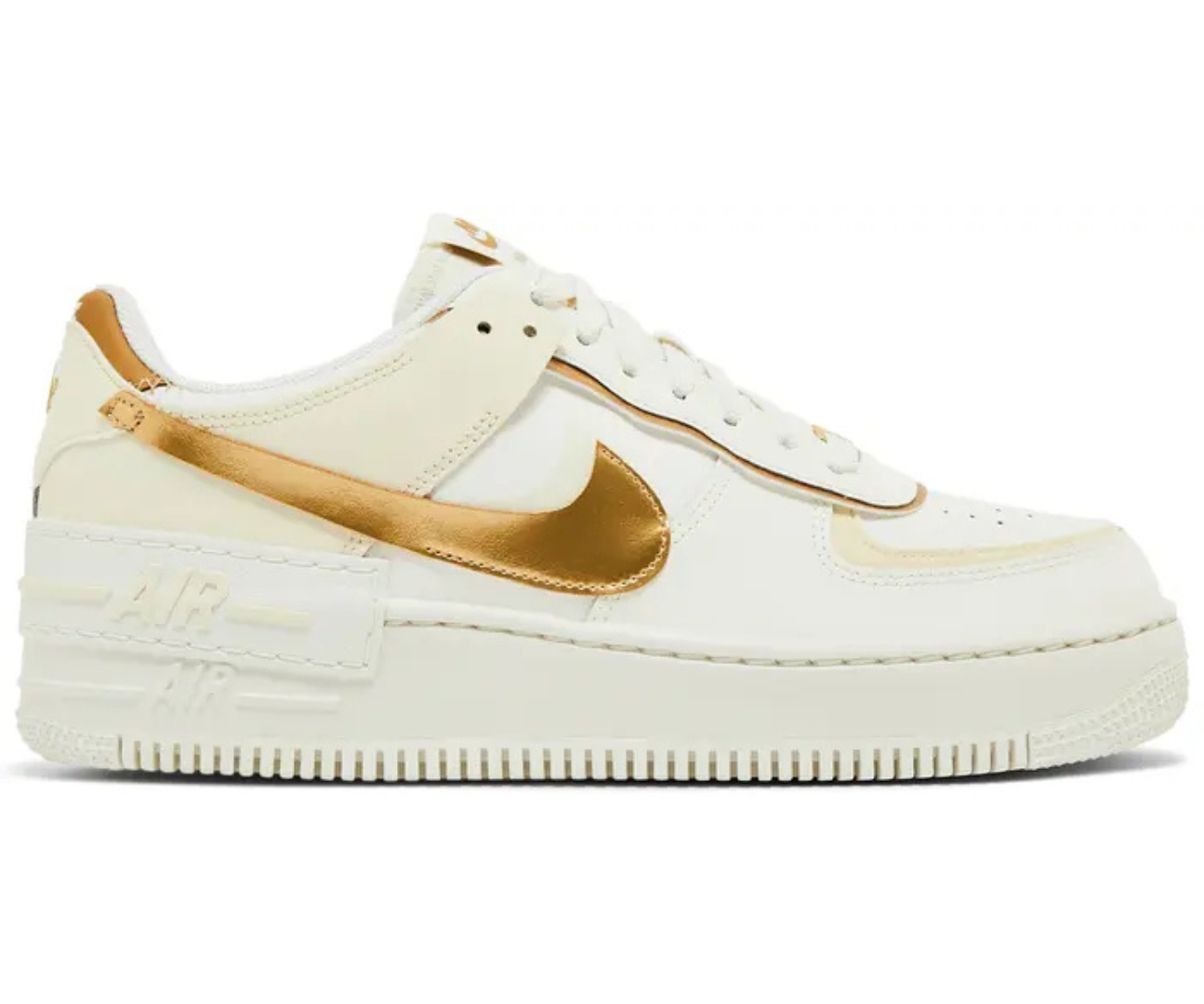 Air Force 1 Shadow Sail Metallic Gold