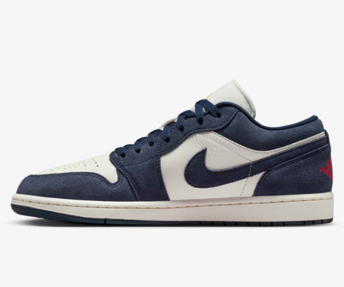 Jordan 1 Low SE Obsidian University Gold