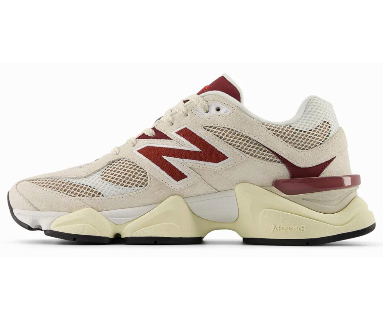 New Balance 9060 Linen Burgundy