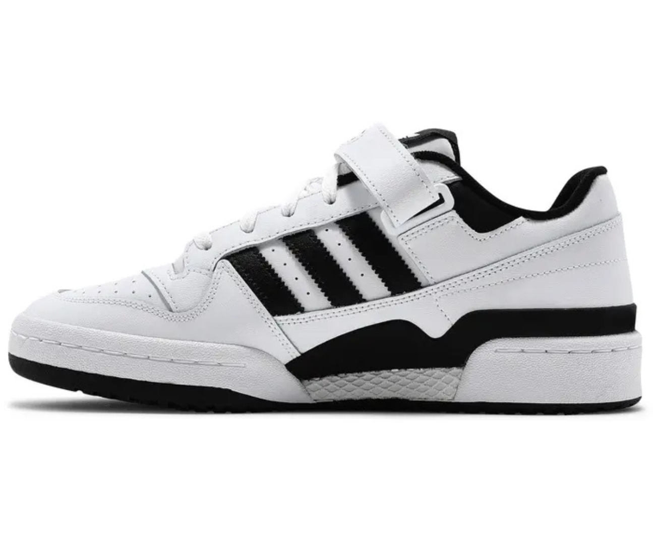 Forum Low White Black