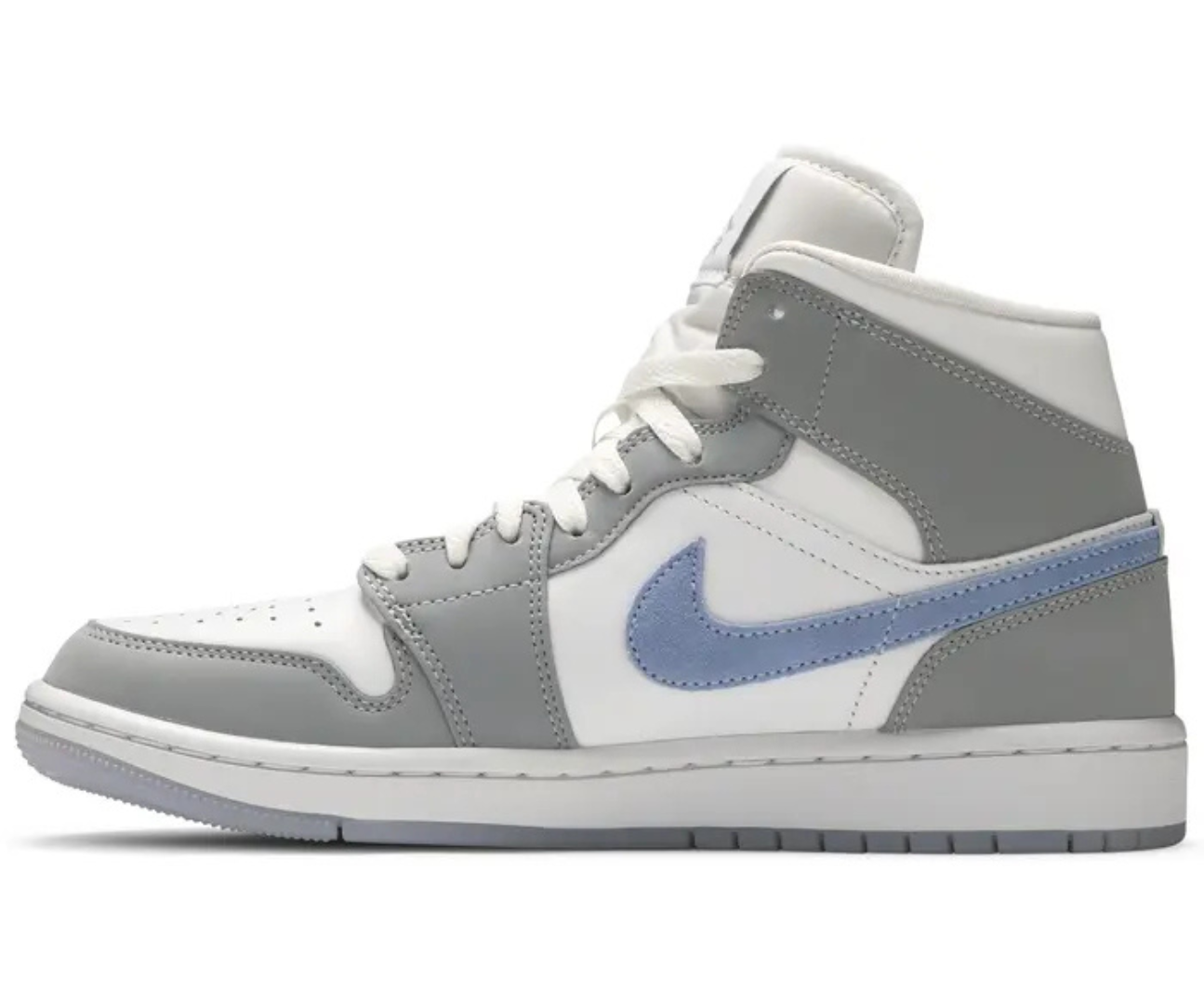 Jordan 1 Mid Wolf Grey Aluminum