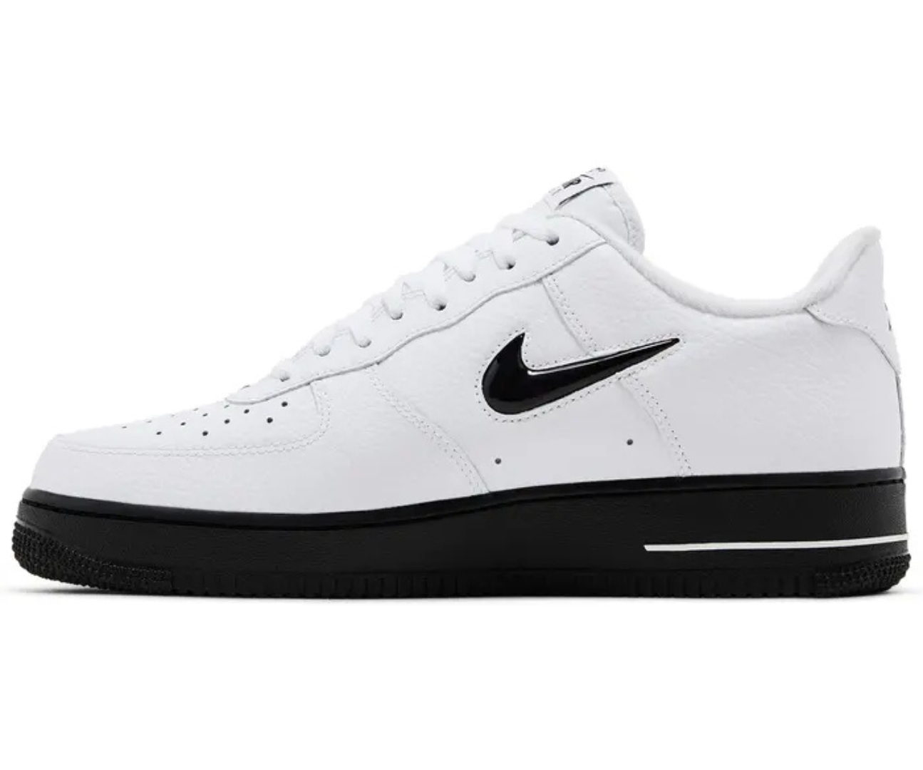 Air Force 1 White Black Jewel