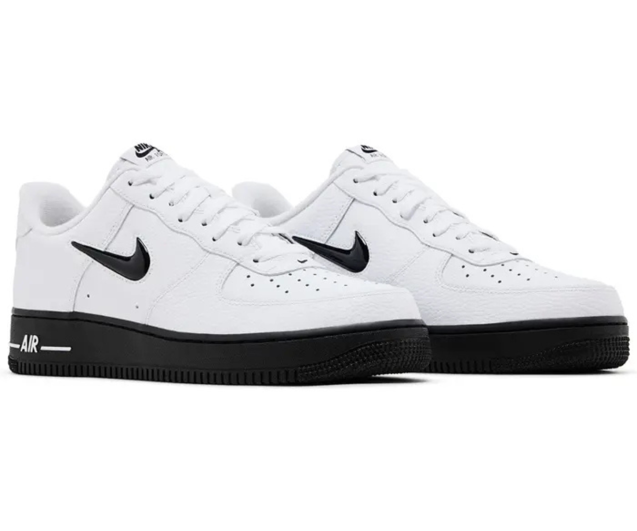 Air Force 1 White Black Jewel