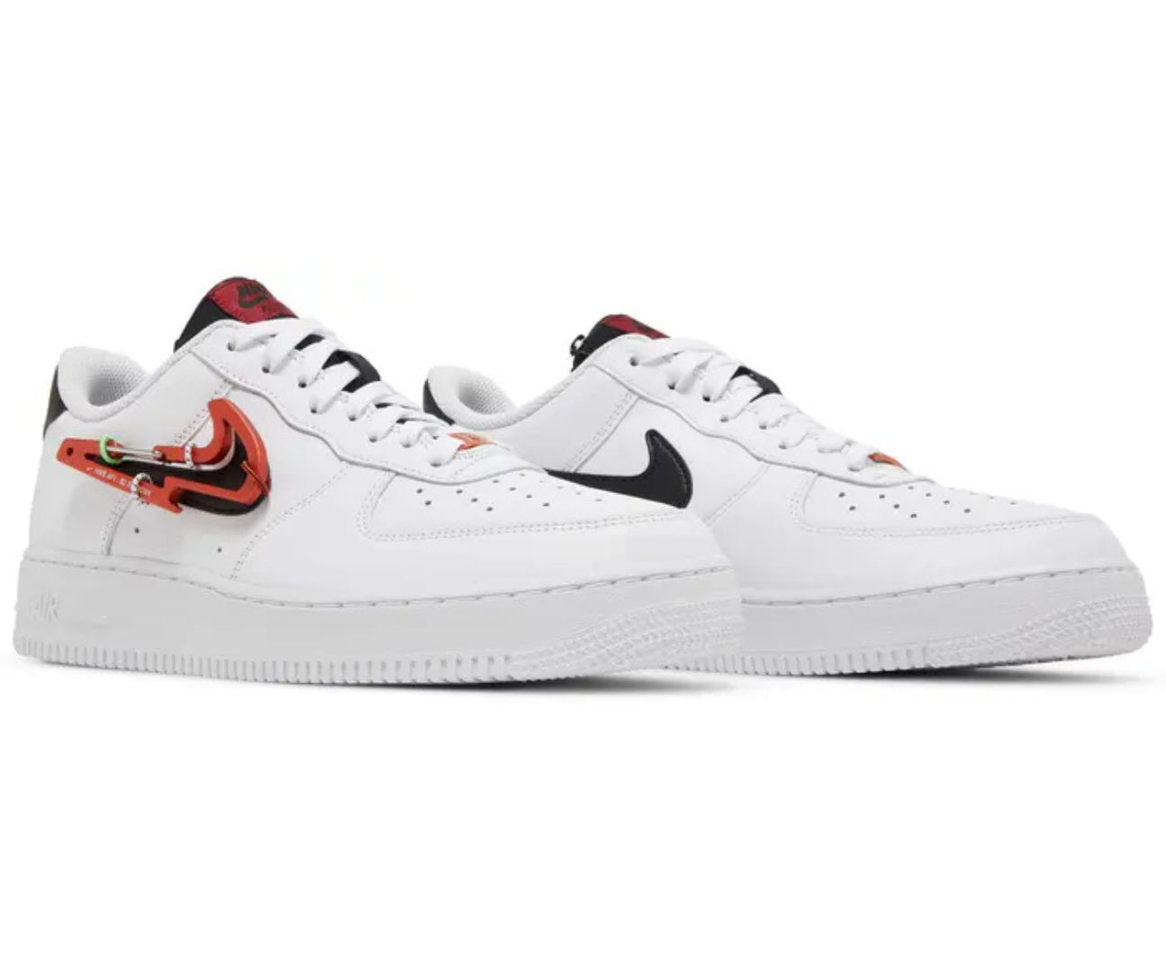 Air Force 1 Carabiner White Habanero Red