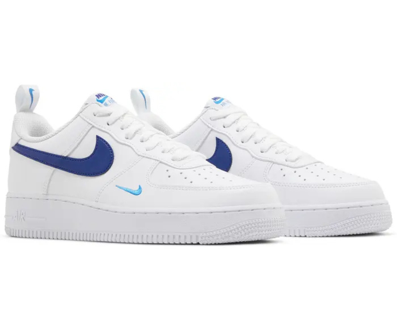 Air Force 1 White Deep Royal Blue