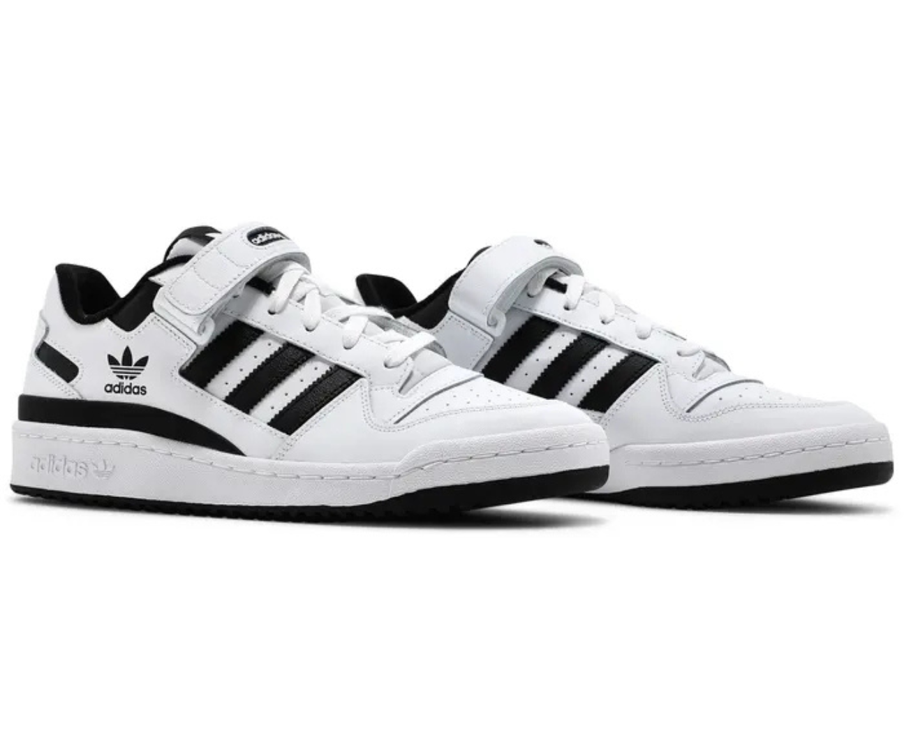 Forum Low White Black
