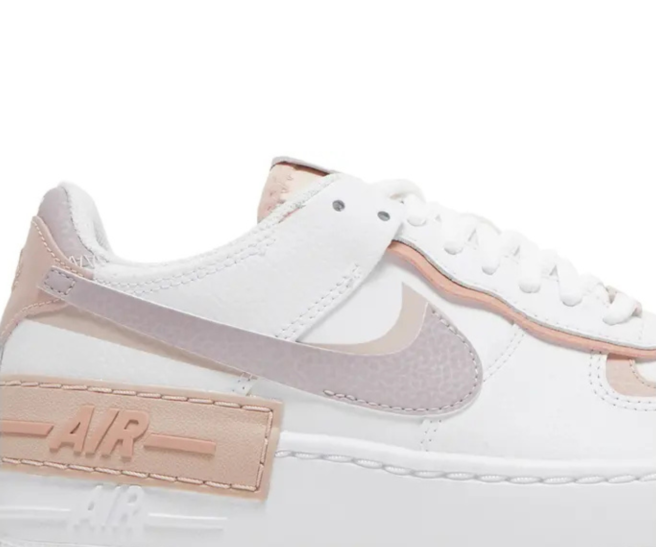 Air Force 1 Shadow White Pink Oxford
