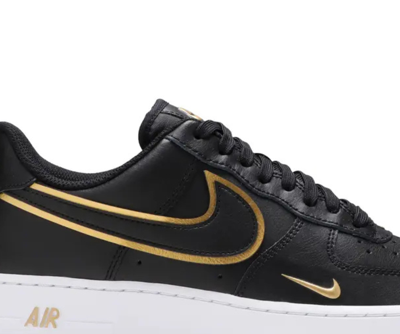 Air Force 1 Black Metallic Gold