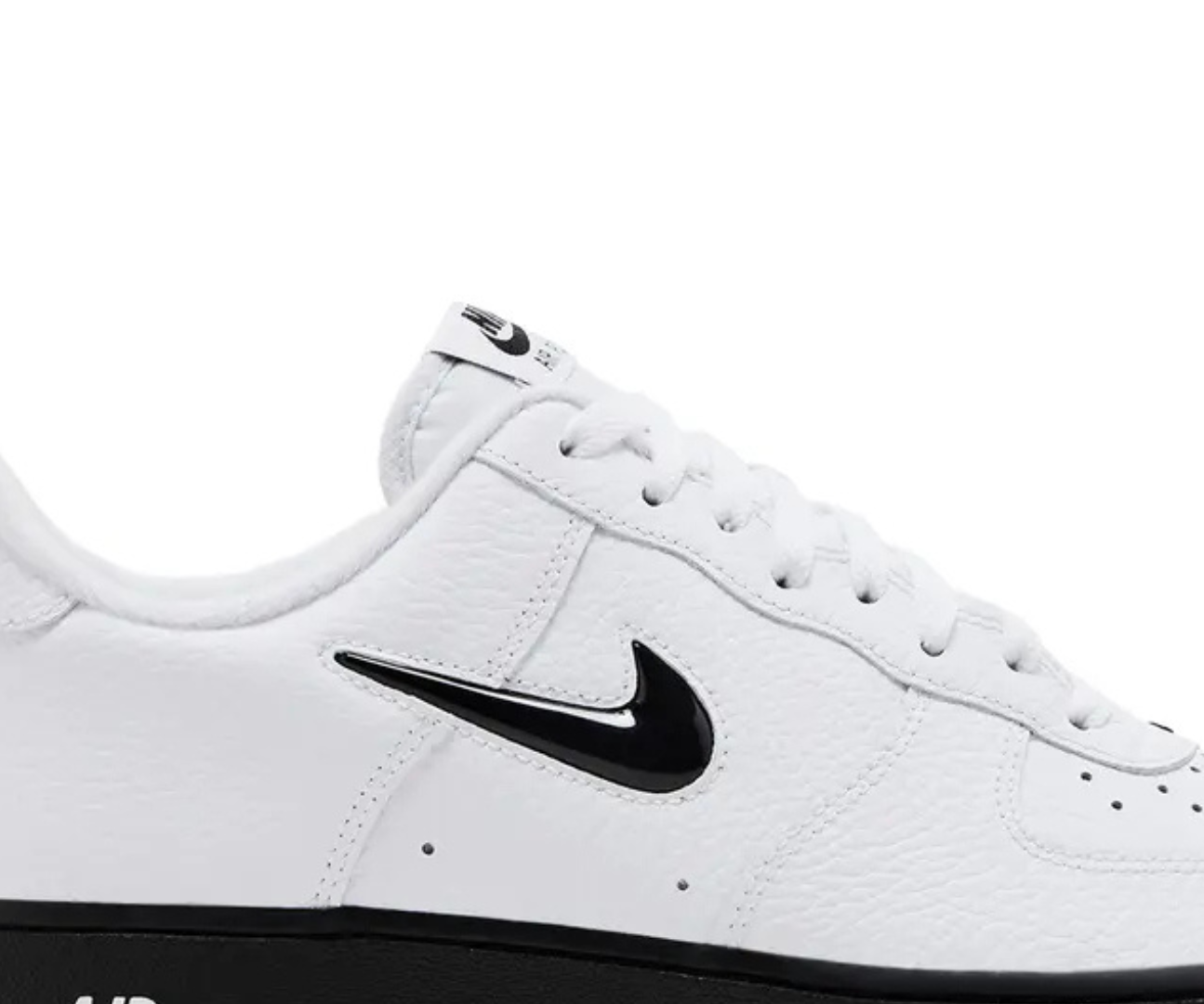 Air Force 1 White Black Jewel